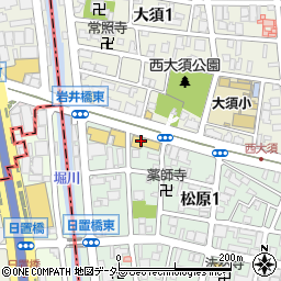 トヨタカローラ名古屋株式会社　フォルクスワーゲン西大須周辺の地図