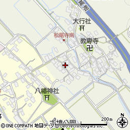 滋賀県愛知郡愛荘町松尾寺290周辺の地図