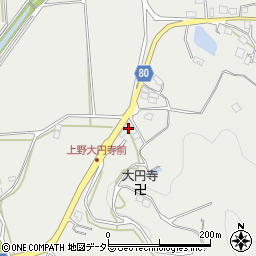 京都府船井郡京丹波町上野大阪周辺の地図