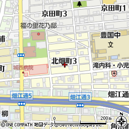 愛知県名古屋市中村区北畑町3丁目周辺の地図