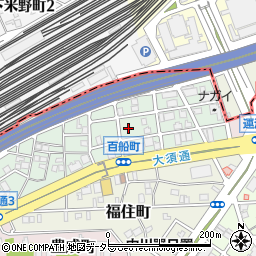 愛知県名古屋市中川区百船町11-14周辺の地図