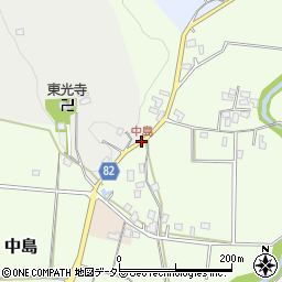中島周辺の地図