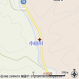 愛知県豊根村（北設楽郡）三沢（乳母ケ嶋）周辺の地図