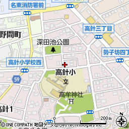 愛知県名古屋市名東区高針3丁目910周辺の地図