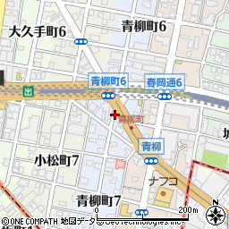 愛知県名古屋市千種区青柳町周辺の地図