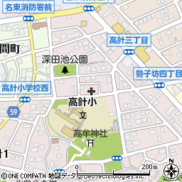 愛知県名古屋市名東区高針3丁目908周辺の地図