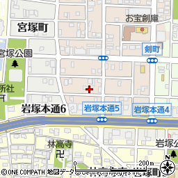 愛知県名古屋市中村区小鴨町217周辺の地図