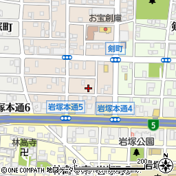 愛知県名古屋市中村区小鴨町204周辺の地図