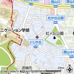 愛知県名古屋市名東区にじが丘周辺の地図