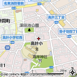 愛知県名古屋市名東区高針3丁目909周辺の地図
