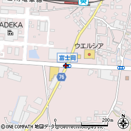 富士岡周辺の地図
