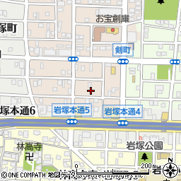 愛知県名古屋市中村区小鴨町206周辺の地図