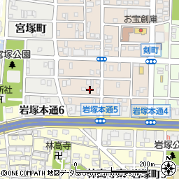 愛知県名古屋市中村区小鴨町216周辺の地図