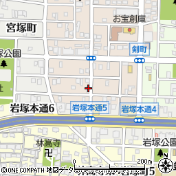 愛知県名古屋市中村区小鴨町213周辺の地図