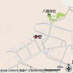 千葉県勝浦市中里周辺の地図