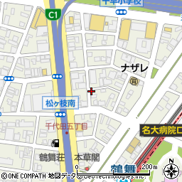 名鉄協商千代田５丁目駐車場周辺の地図