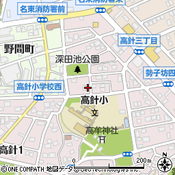 愛知県名古屋市名東区高針3丁目807周辺の地図