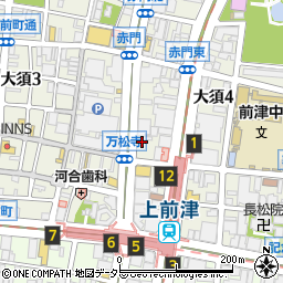 酔虎伝大須店周辺の地図