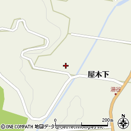 愛知県設楽町（北設楽郡）西納庫（湯谷三）周辺の地図