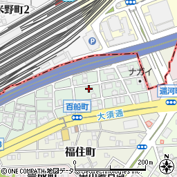 愛知県名古屋市中川区百船町11-19周辺の地図