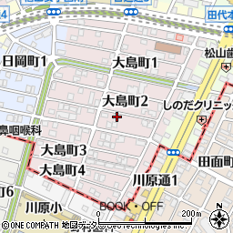 愛知県名古屋市千種区大島町2丁目78周辺の地図