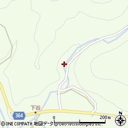 京都府南丹市日吉町中世木伊勢谷周辺の地図