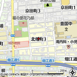 愛知県名古屋市中村区北畑町3丁目32周辺の地図
