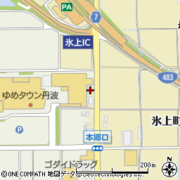 兵庫県丹波市氷上町横田132周辺の地図