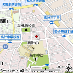 愛知県名古屋市名東区高針3丁目903周辺の地図