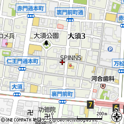 アルズニ　万松寺店周辺の地図