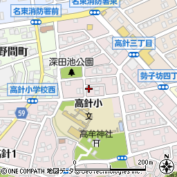 愛知県名古屋市名東区高針3丁目901周辺の地図