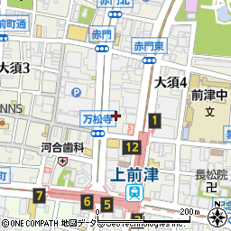 丸亀製麺大須店周辺の地図