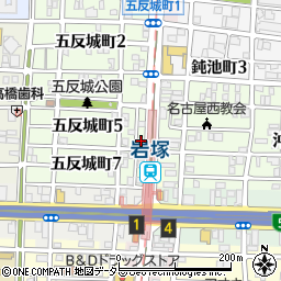 リパーク岩塚駅前第３駐車場周辺の地図