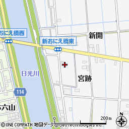 愛知県津島市百町宮跡39周辺の地図