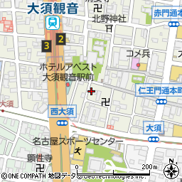 ミートプロ大須　大須観音仁王門前店周辺の地図