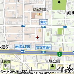 愛知県名古屋市中村区小鴨町152周辺の地図