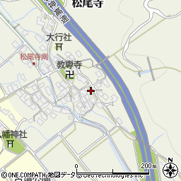 滋賀県愛知郡愛荘町松尾寺33周辺の地図