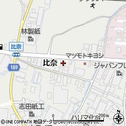 静岡県富士市比奈264周辺の地図