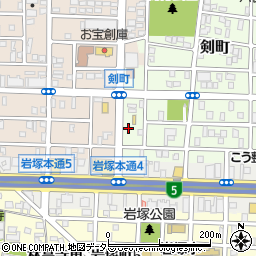 塩田獣医科病院周辺の地図