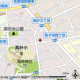 愛知県名古屋市名東区高針3丁目1103周辺の地図