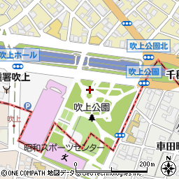 愛知県名古屋市千種区吹上2丁目周辺の地図