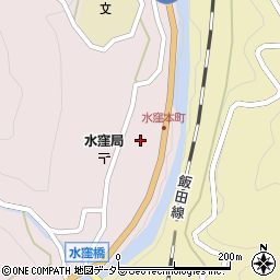 静岡県浜松市天竜区水窪町奥領家2592周辺の地図