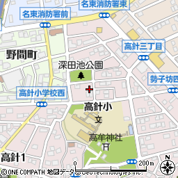 愛知県名古屋市名東区高針3丁目806周辺の地図