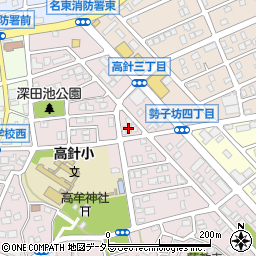 愛知県名古屋市名東区高針3丁目1104周辺の地図