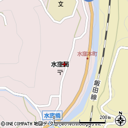 静岡県浜松市天竜区水窪町奥領家2455-1周辺の地図