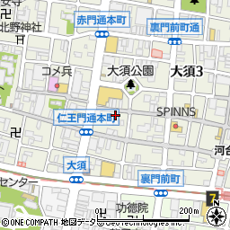 中野呉服店周辺の地図