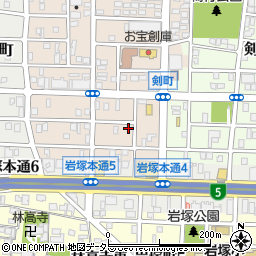 愛知県名古屋市中村区小鴨町200周辺の地図