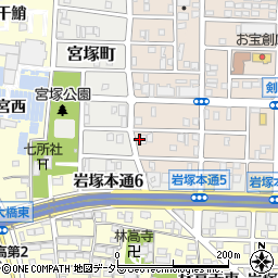 愛知県名古屋市中村区小鴨町178周辺の地図