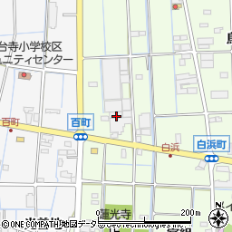 愛知県津島市白浜町平堤周辺の地図