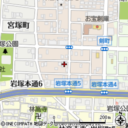 愛知県名古屋市中村区小鴨町189周辺の地図